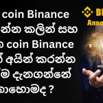 සෑම Binance User කෙනෙක්ම දැනුවත් විය යුතු කරුණක්