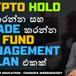 trade කරන්න මම භාවිතා කරන fund management plan එකක්